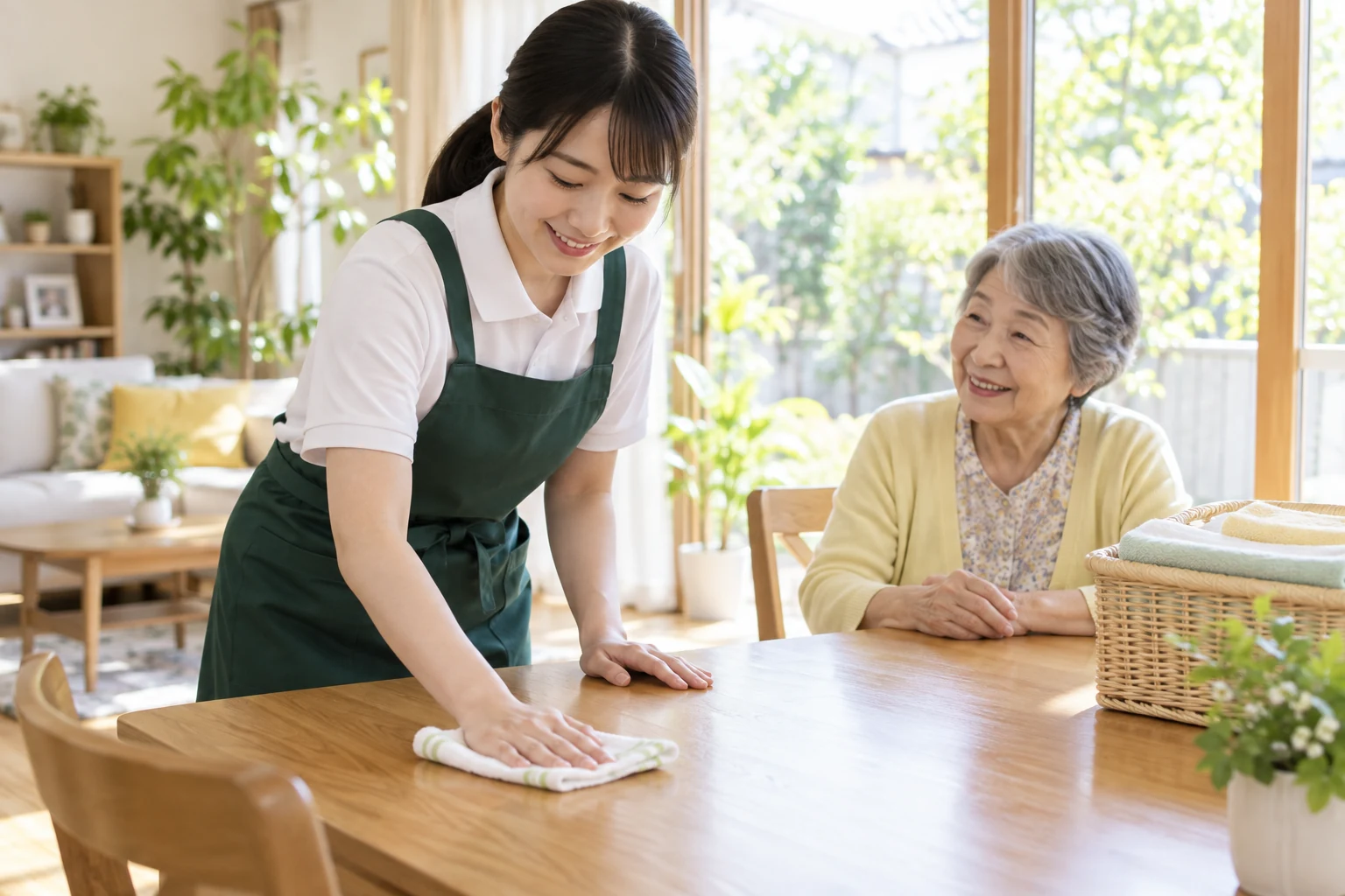 経験を持つスタッフによる丁寧な支援のイメージ