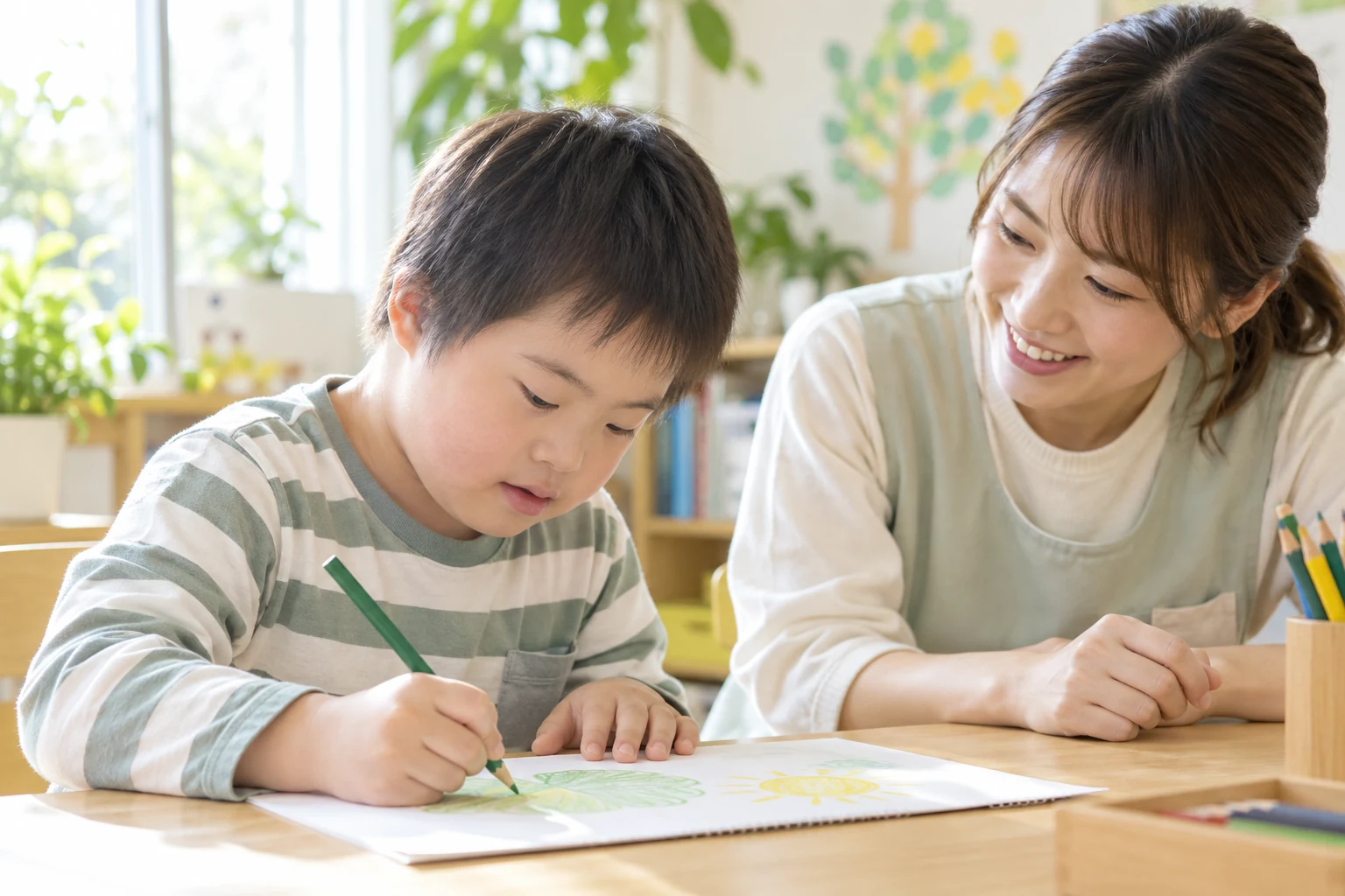 お子様の特性に合わせた個別支援計画のイメージ