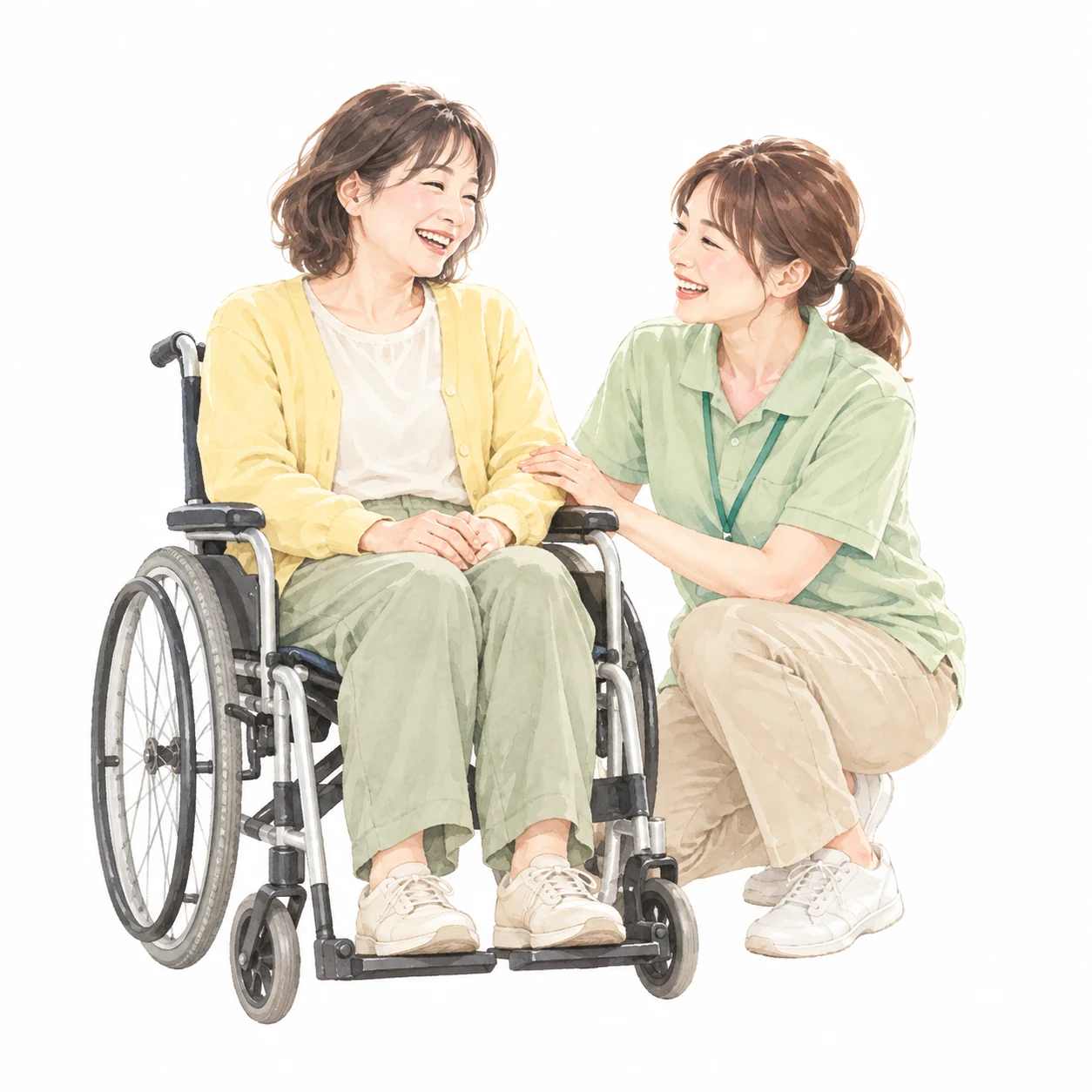 ご利用者様と支援者のイメージ