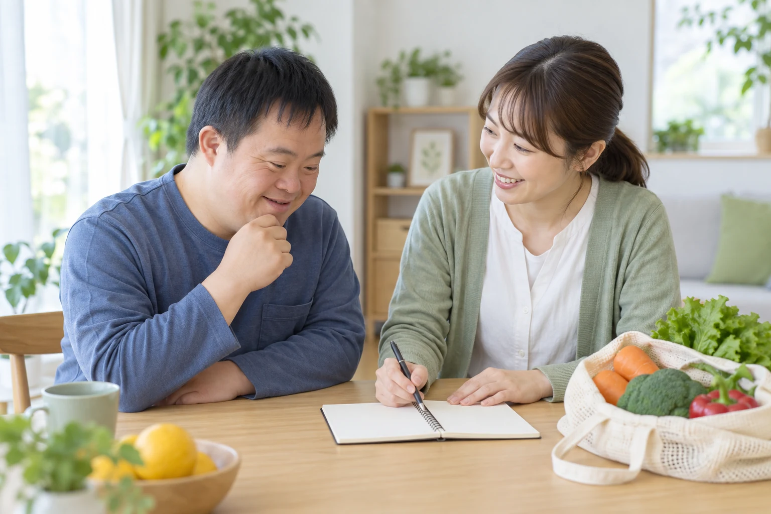 生活の場面から目標を見つけるのイメージ